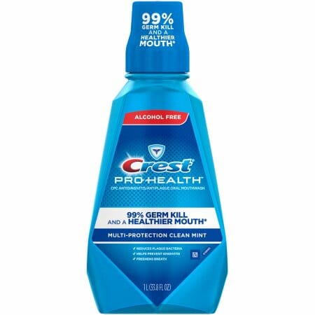 Crest Pro-Health Multi-protection clean mint mouthwash (1 литр) ополаскиватель