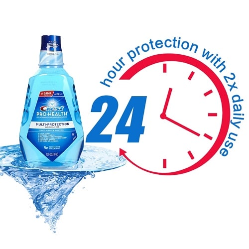 Crest Pro-Health Multi-protection clean mint mouthwash (1,5 литра) ополаскиватель — изображение 2