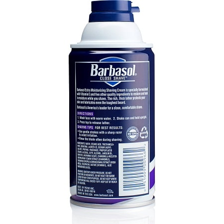 Пена для бритья Barbasol Extra Moisturizing с витамином Е - 283 грамма — изображение 2