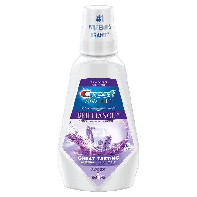 Crest Brilliance 3DWhite mouthwash (1 литр) ополаскиватель