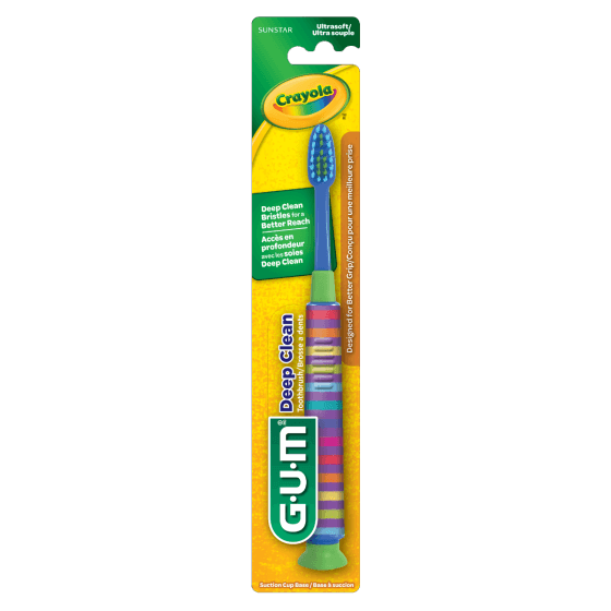 Зубная щётка детская GUM CRAYOLA Deep Clean (мягкая жёсткость) — изображение 3