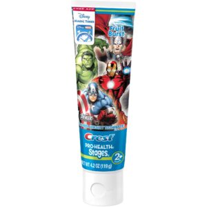 Crest Kids Avengers pro-health stages с героями комиксов (мстители) (119 грамм)