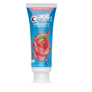 Crest Kids anticavity Strawberry rush (119 грамм)