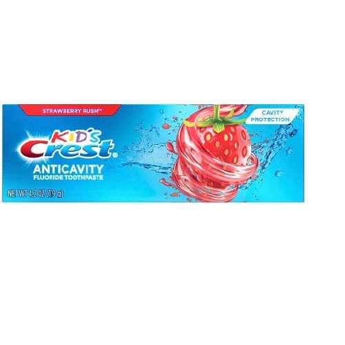 Crest Kids anticavity Strawberry rush (119 грамм) — изображение 3