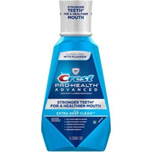 Crest Pro-Health Advanced with Extra Deep Clean, clean mint mouthwash (1 литр) ополаскиватель