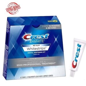Crest 3DWhite Whitestrips Supreme Flexfit на 21 день + паста