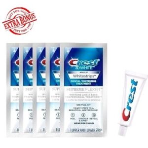 Crest 3DWhite Whitestrips Supreme Flexfit на 14 дней + паста