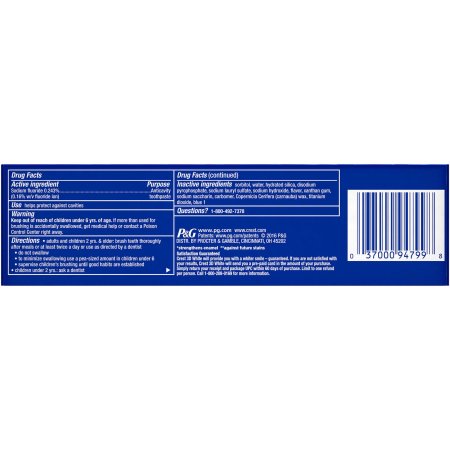 Crest 3D White Foaming Clean (136 грамм) — изображение 3