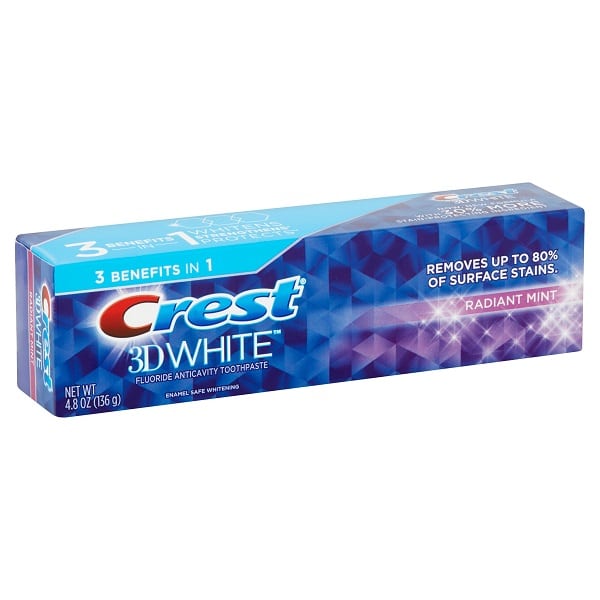 Crest 3DWhite Radiant mint (107 грамм)