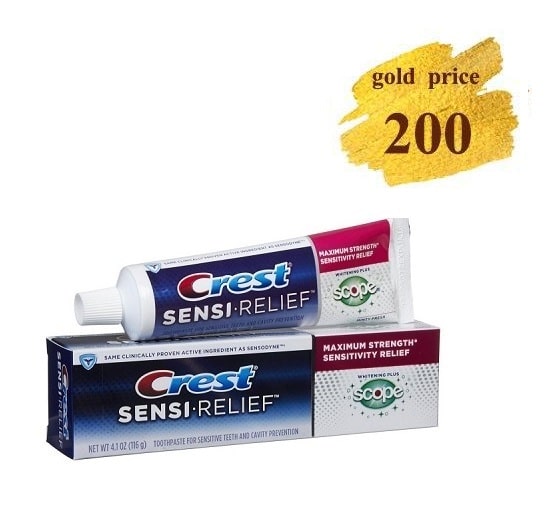 Crest Sensi Relief Whitening + Scope (116 граммg) для чувствительных зубов