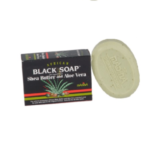 Мыло увлажняющее African Black Soap with Shea Butter and Aloe Vera - 100 грамм