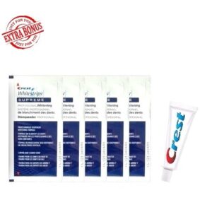 Crest Whitestrips Supreme Professional Whitening (21 пакетик-один полный курс) + паста
